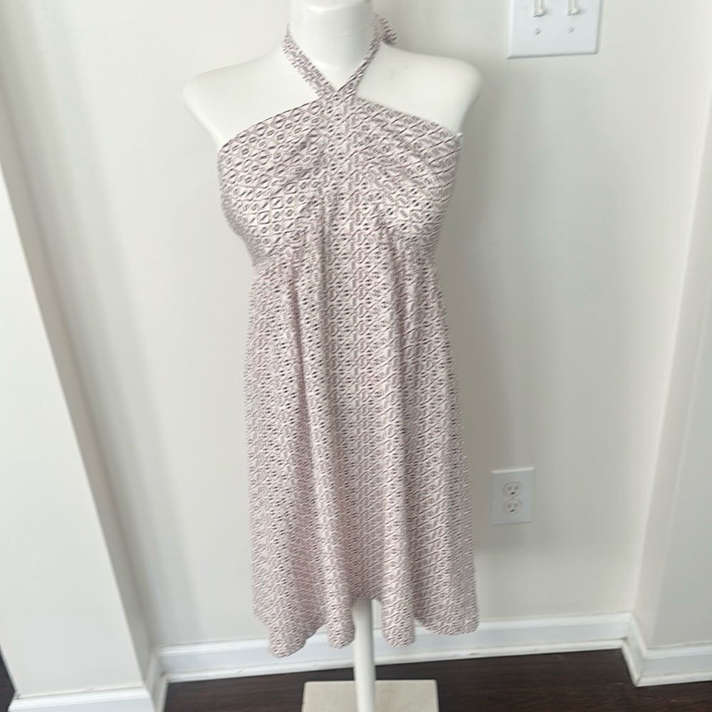 Madewell Silk Halter Knee Length Dress 10 NWT